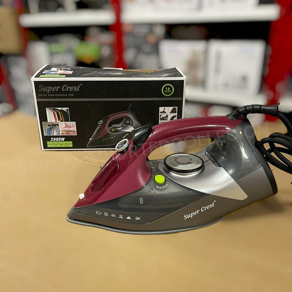 Germany Lot Imported Super Crest Steam Iron SCT-1002