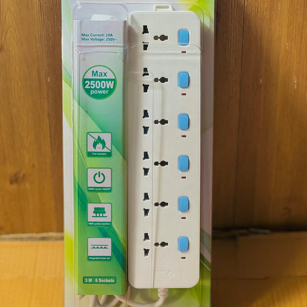 GongNiu 6 Socket Safety Extension
