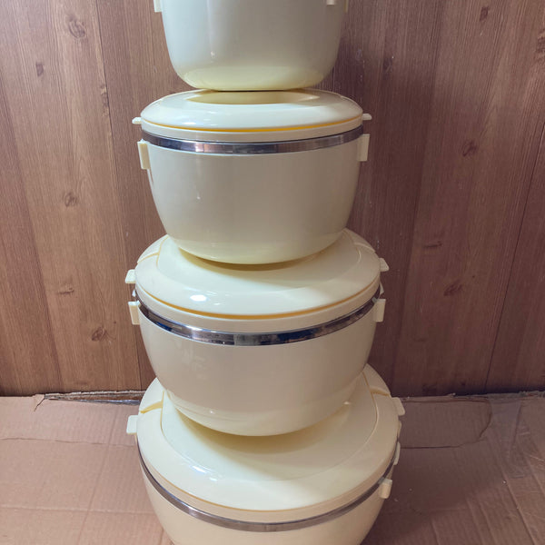 4PCs Insulated Hotpots Set