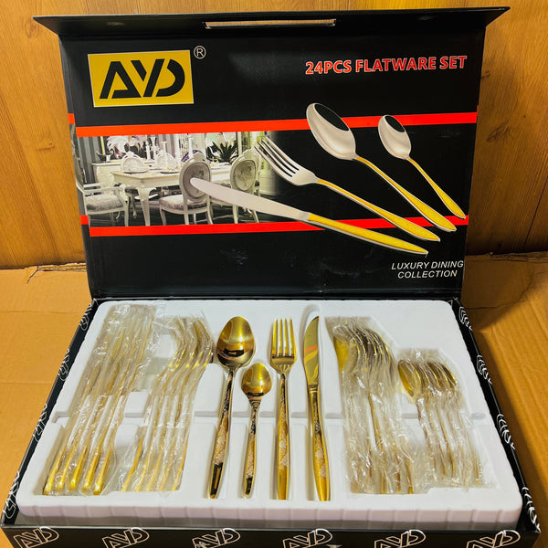 Lot Imported AYD Cutlery Set 24PCs