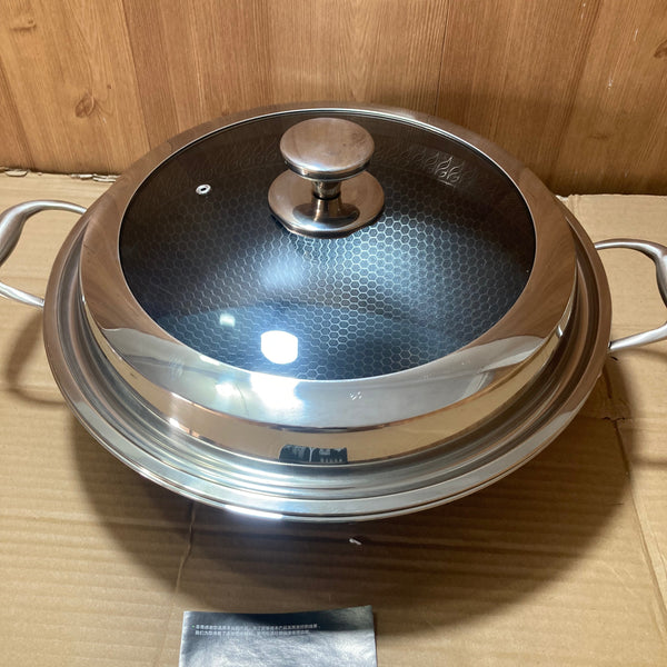 Lot Imported HoneyComb Laser Coated Wok/Kadai