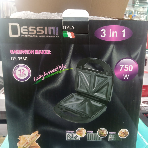 Italy Lot Imported DESSINI 3-in-1 Sandwich Maker