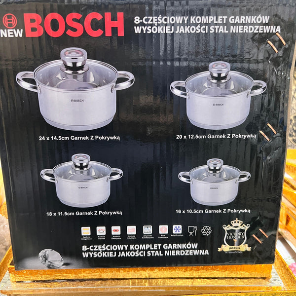 Lot Imported BOSCH Cookware Set 8PCs
