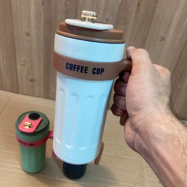 Stainless Steel Vacuum Coffee Mug/Tumbler With Temperature Sensor 650ml