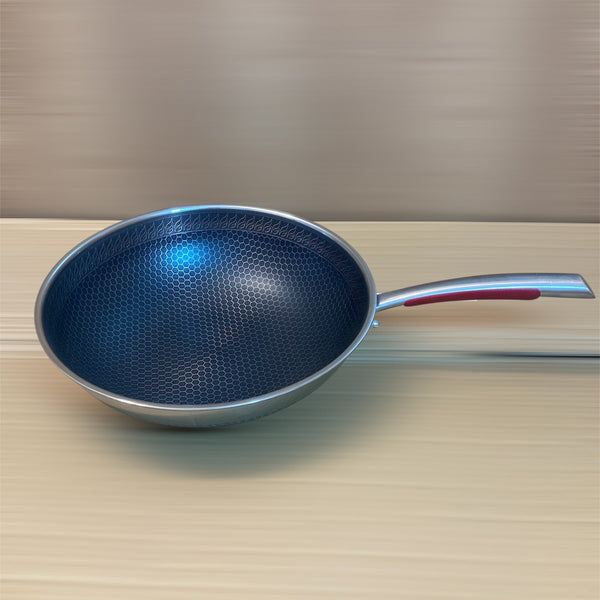 Double Laser Crafted HoneyComb Deep Pan Without Lid 34cm