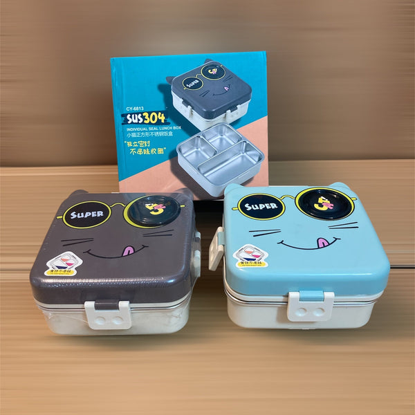 Cat Eye Stainless Steel Kids Launch Box