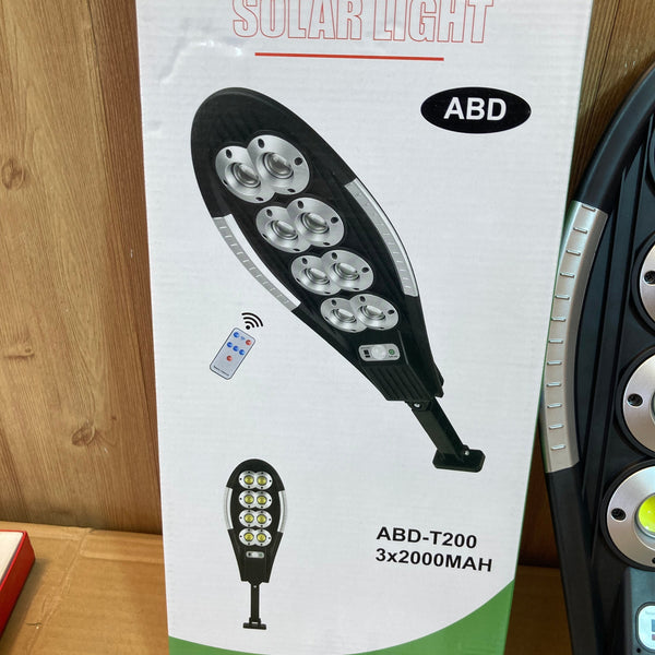 Solar Sensor Street Security Light 3 Modes Remote Control