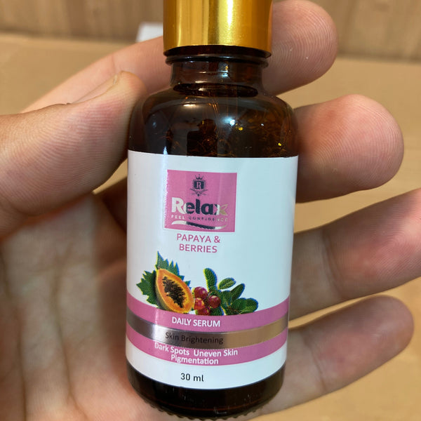Relax Papaya & Berries Face Serum 30ml - Imported