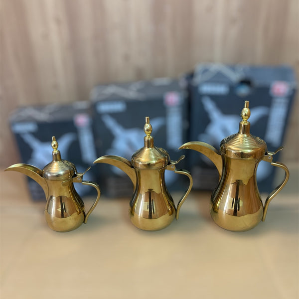 Arabic Style Golden Stainless Steel TeaPot