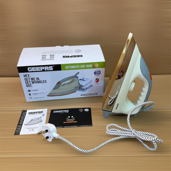 Geepas Heavy Weight Dry Iron 1200W