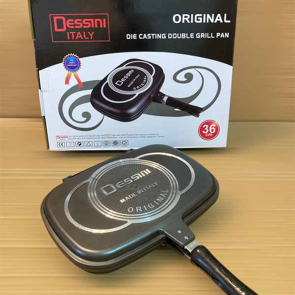 Dessini Italy Die Casting Double Grill Pan 36 cm