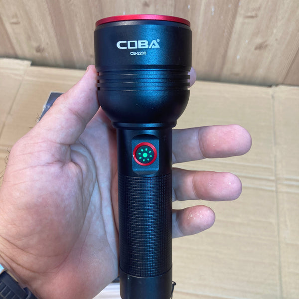 COBA Rechargeable Led Flashlight/Torch CB-2208