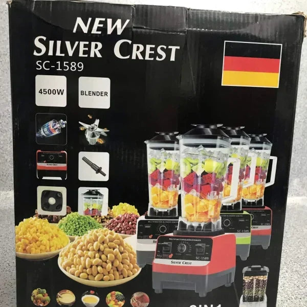 Germany Lot Silver Crest 2-in-1 Blender & Grinder 2.5L