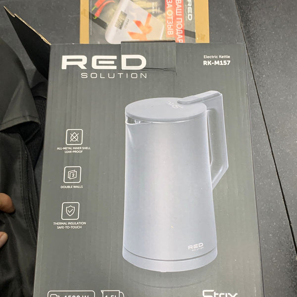 Amazon Lot Imported "Red Solution" Electric Kettle 1.5L