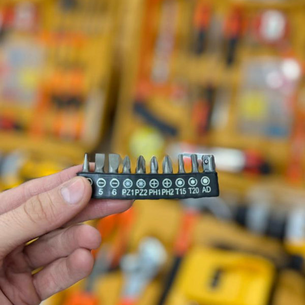 .DEWALT 48V Power Drill Kit | 56 Accessories + 2 Rechargeable Lithium Batteries