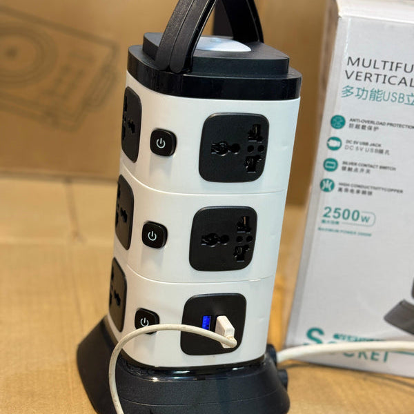 Multiple Functions Power Socket Extension 2500W