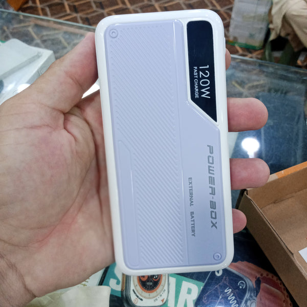 120W Super Fast Charging Power with 2 Cables