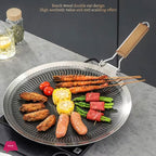 Lot Imported Double Laser Coated HoneyComb Tawa Single Handle