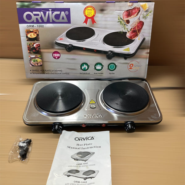 ORVICA-Russia Portable Electric Double HotPlate/Electric Stove 2000W