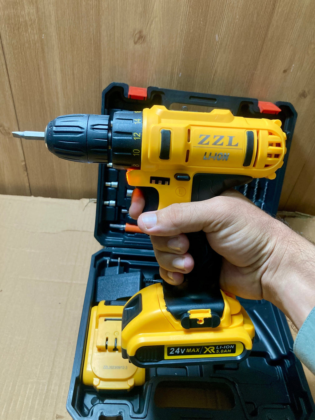 Lot imported ZZL Drill Kit Machine with 24V Double Batteries