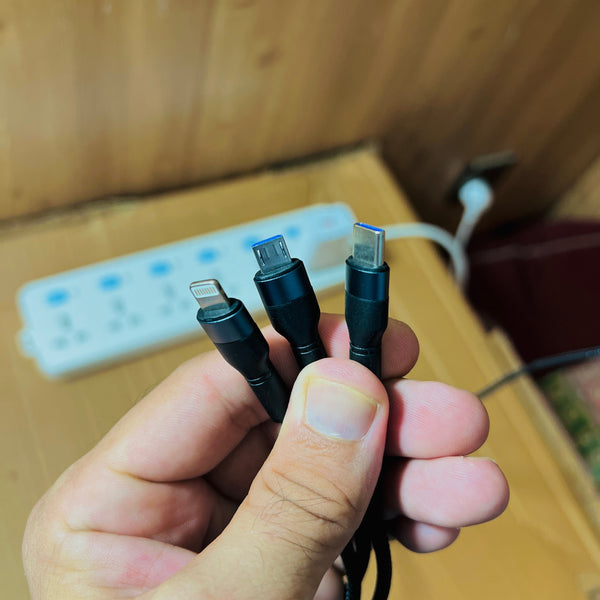 Lot Imported 3-in-1 Fast Charging Data Cable 100watt