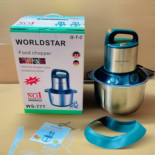 WorldStar 2000W Chopper with 5Ltr Capacity