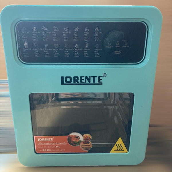 Lot Imported LORENTE 2-in-1 Oil-Free Air Fryer & Oven 18L