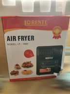 Lot Imported LORENTE 2-in-1 Oil-Free Air Fryer & Oven 18L