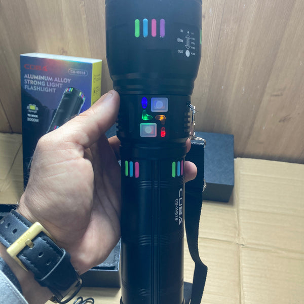 COBA Powerful Long Range Super Led Flashlight - Torch CB-W518