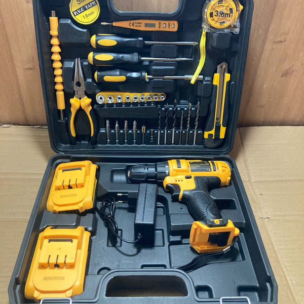 DEWALT 48V Rechargeable Drill Machine with Tool Kit