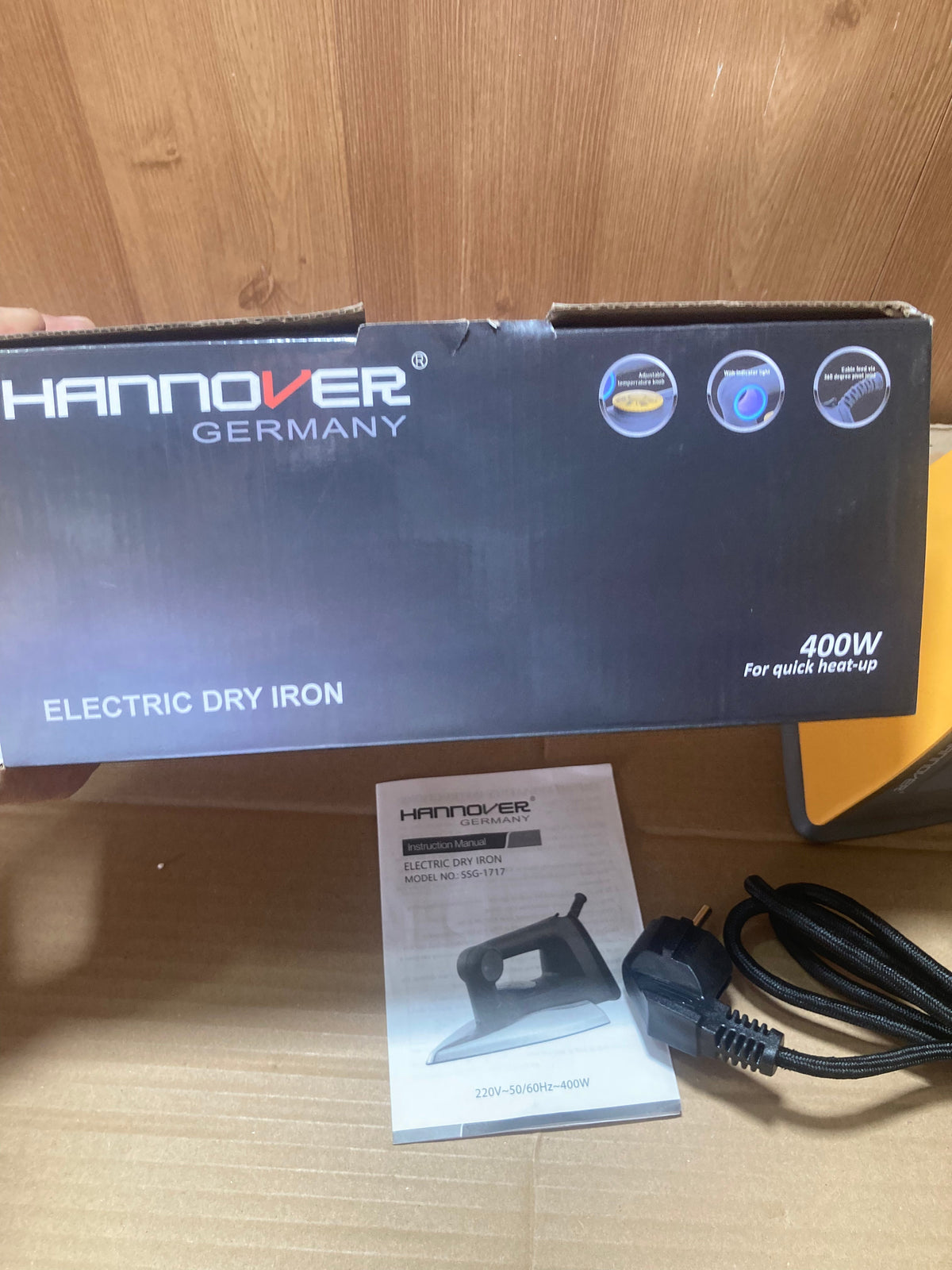 Germany Lot Imported Hannover Dry Iron 400W