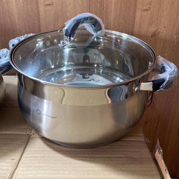 GUDENHOFF 6PCs Stainless Steel Cookware Set