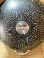 Lot Imported HoneyComb Laser Coated Wok/Kadai