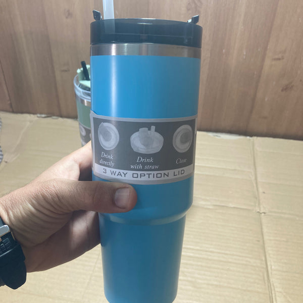 Vacuum Insulated Straw Tumbler 900ML