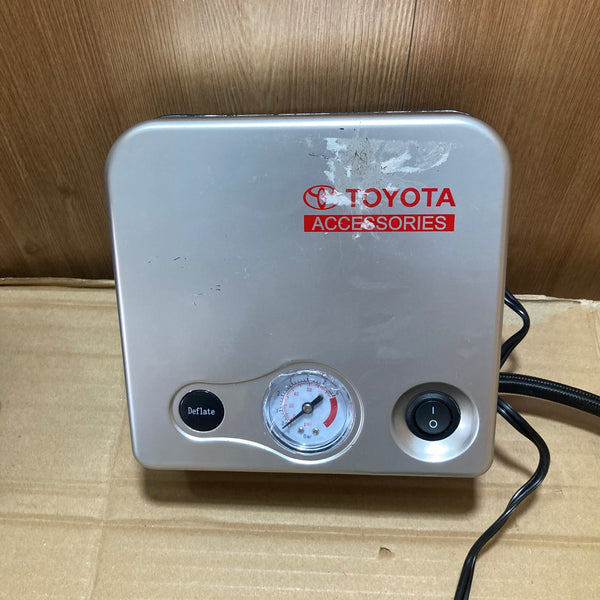 Toyota Tire Inflator/Air Compressor With 3 High Air Flow Nozzles & Adaptors