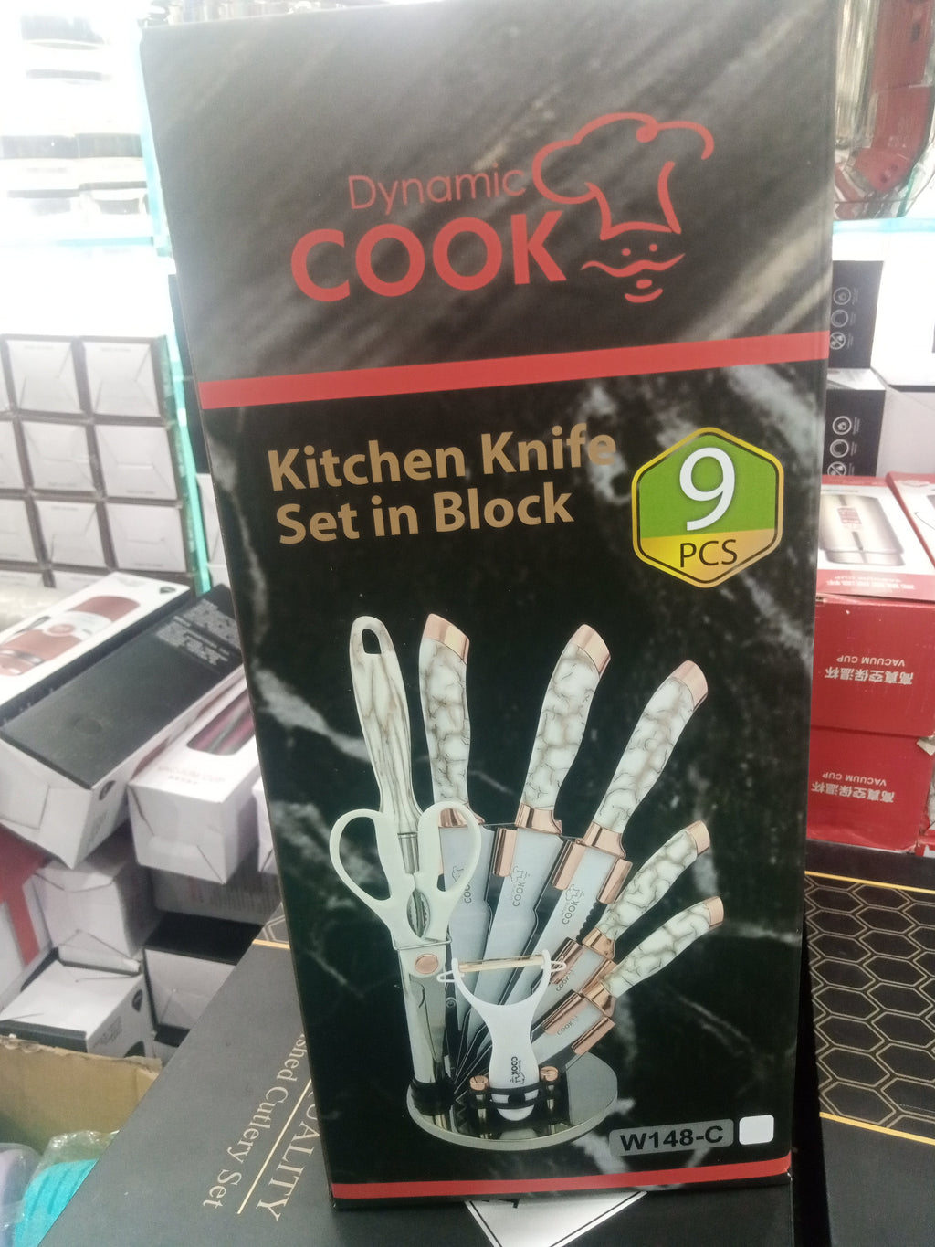 Imported Dynamic Cook Knife Set 9PCs