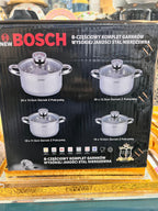 Lot Imported BOSCH Cookware Set 8PCs