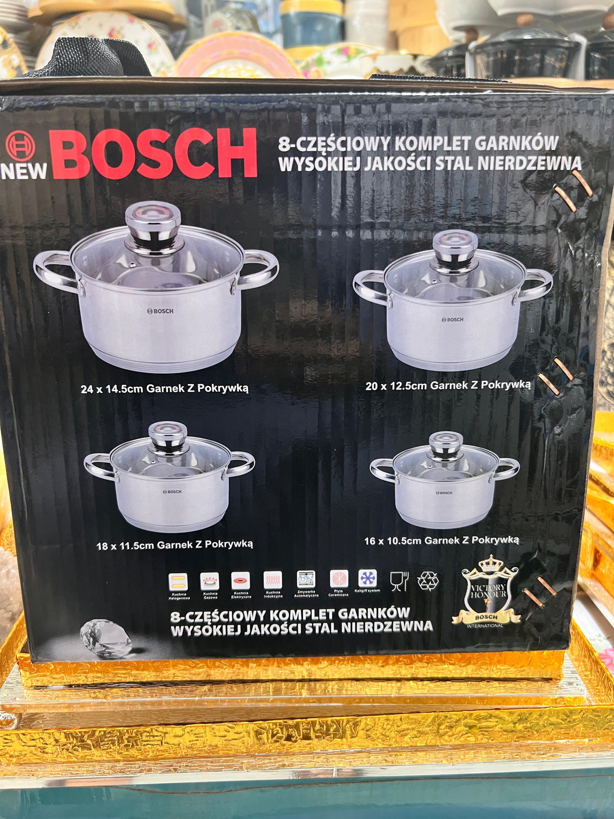 Lot Imported BOSCH Cookware Set 8PCs
