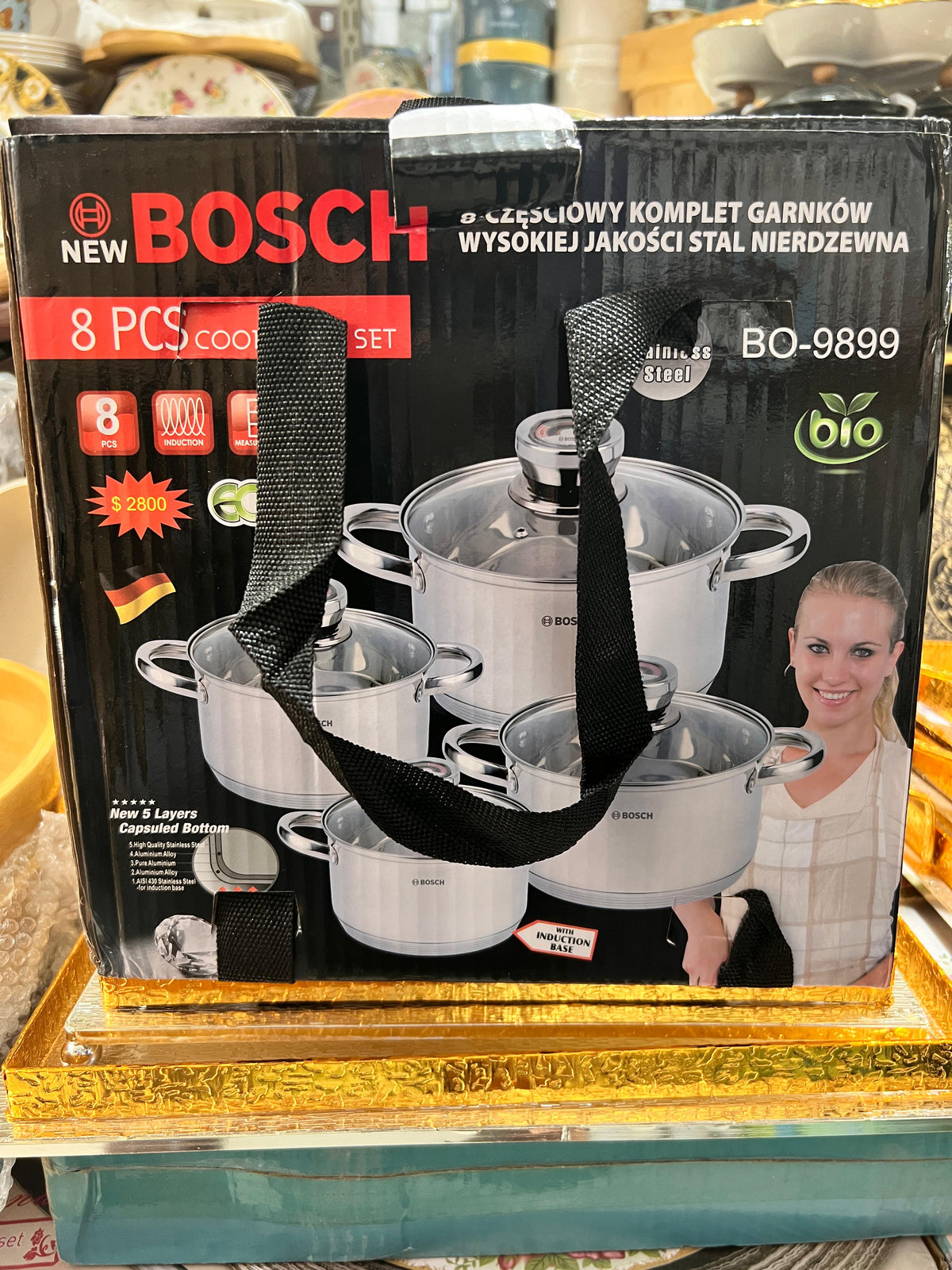 Lot Imported BOSCH Cookware Set 8PCs