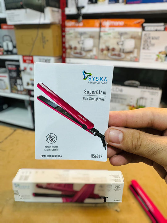 SYSKA SuperGlam 2-in-1 Hair Straightener & Curler