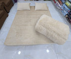 Imported King Size 4PCs Blanket - BedSheet Set