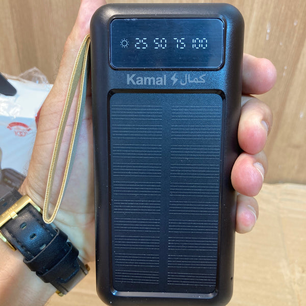 Kamal Solar Energy Power Bank With 4 Built In Cables 50,000mAh S303