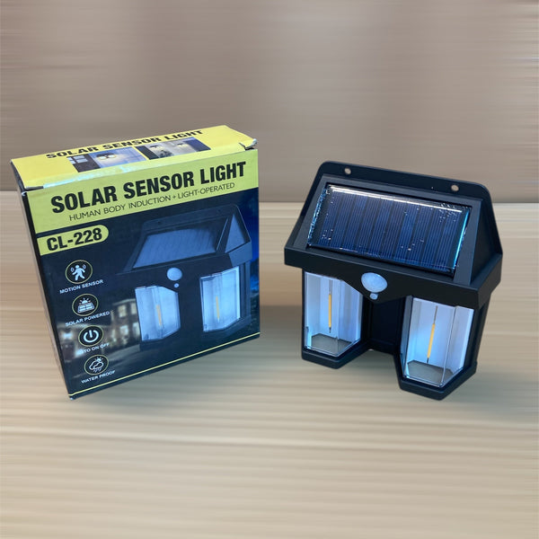Solar Sensor Wall Lamp – Motion Activated Outdoor LED Light | Waterproof & Energy Saving