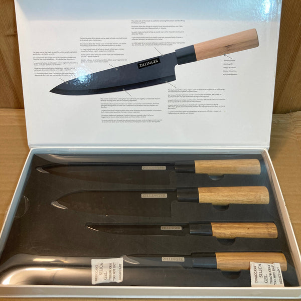 Japanese knife set 4-in-1 for kitchen