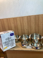 Korkmaz Turkey Stainless Steel 10PCs Cookware Set ASTRA A-1901