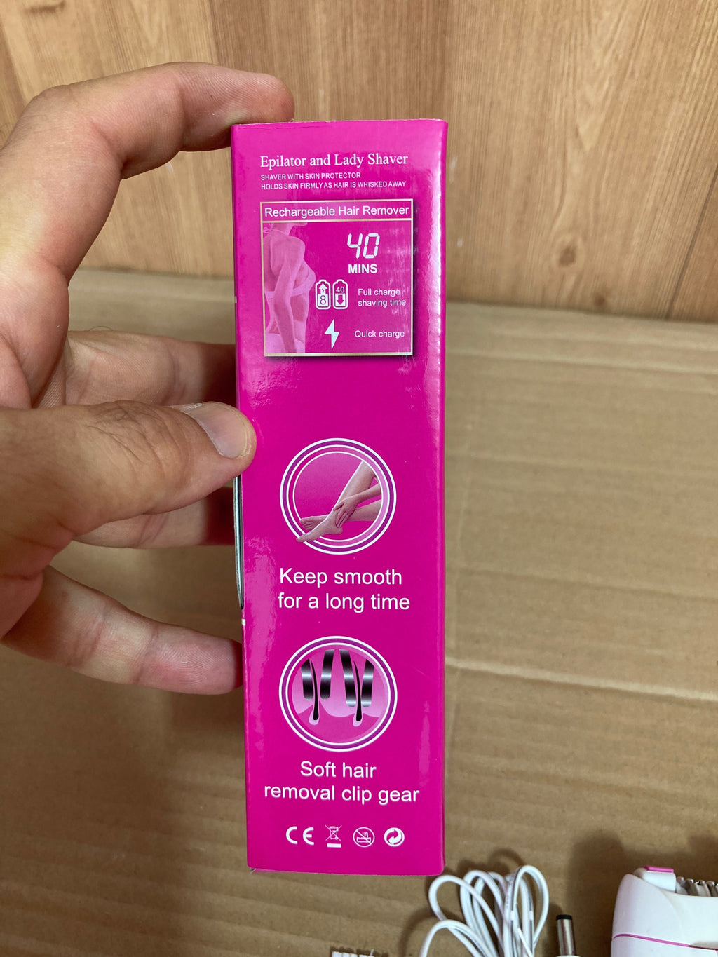 Kemei Rechargeable Hair Epilator