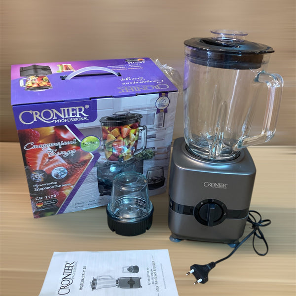 Cronier Russia 2-in-1 Blender & Grinder 1200W & 1.5L