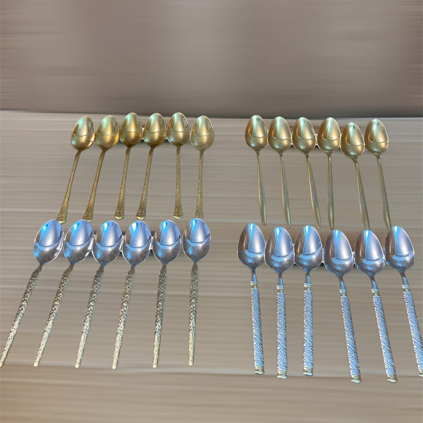 AYD 6PCs Stainless Steel Table Spoon Set