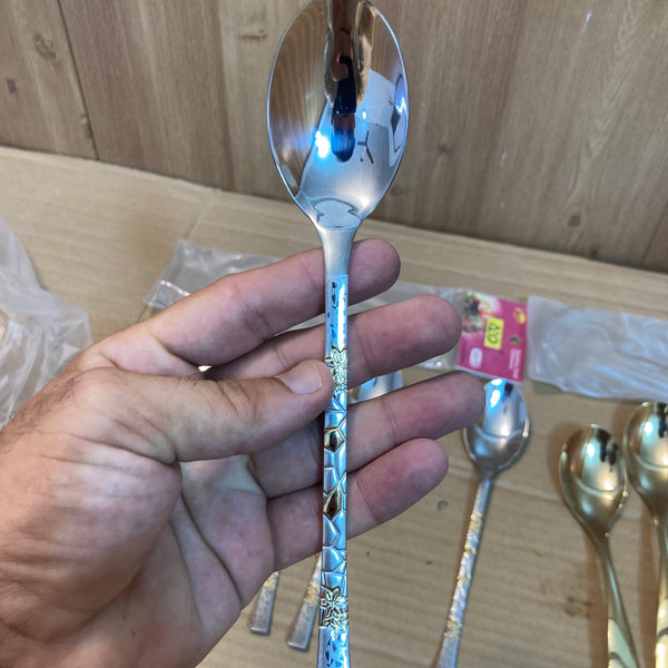 AYD 6PCs Stainless Steel Table Spoon Set