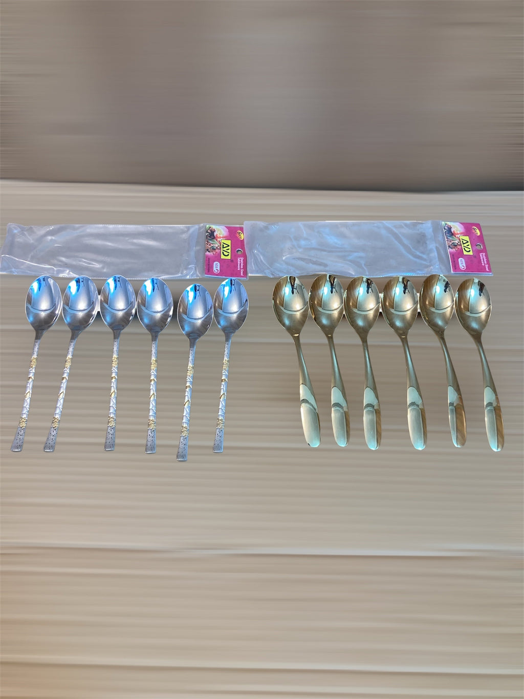 AYD 6PCs Stainless Steel Table Spoon Set